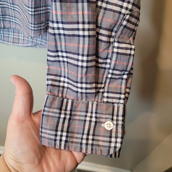 Frank & Eileen Cotton Plaid Collar Button Up Long Sleeve Barry Shirt Size M - Picture 6 of 12